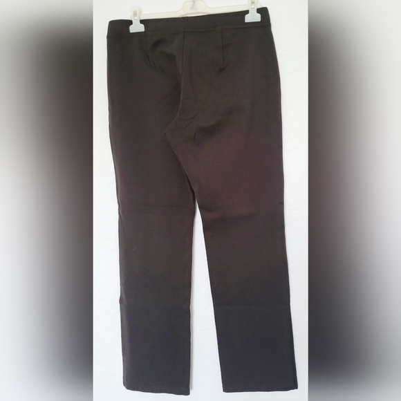 Eileen Fisher Women's Pull On Comfy Business/Office Pants Stretch Rayon Brown M - Picture 15 of 16